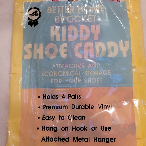 Better Home 8 Pocket Kiddy Shoe Caddy Animal Designs New - Picture 9 of 9